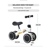 👼 Baby Walker Balance Bike - Adjustable Handle 🚲