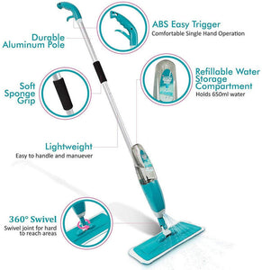 Water Spray Mop for Home Cleaning