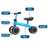 👼 Baby Walker Balance Bike - Adjustable Handle 🚲